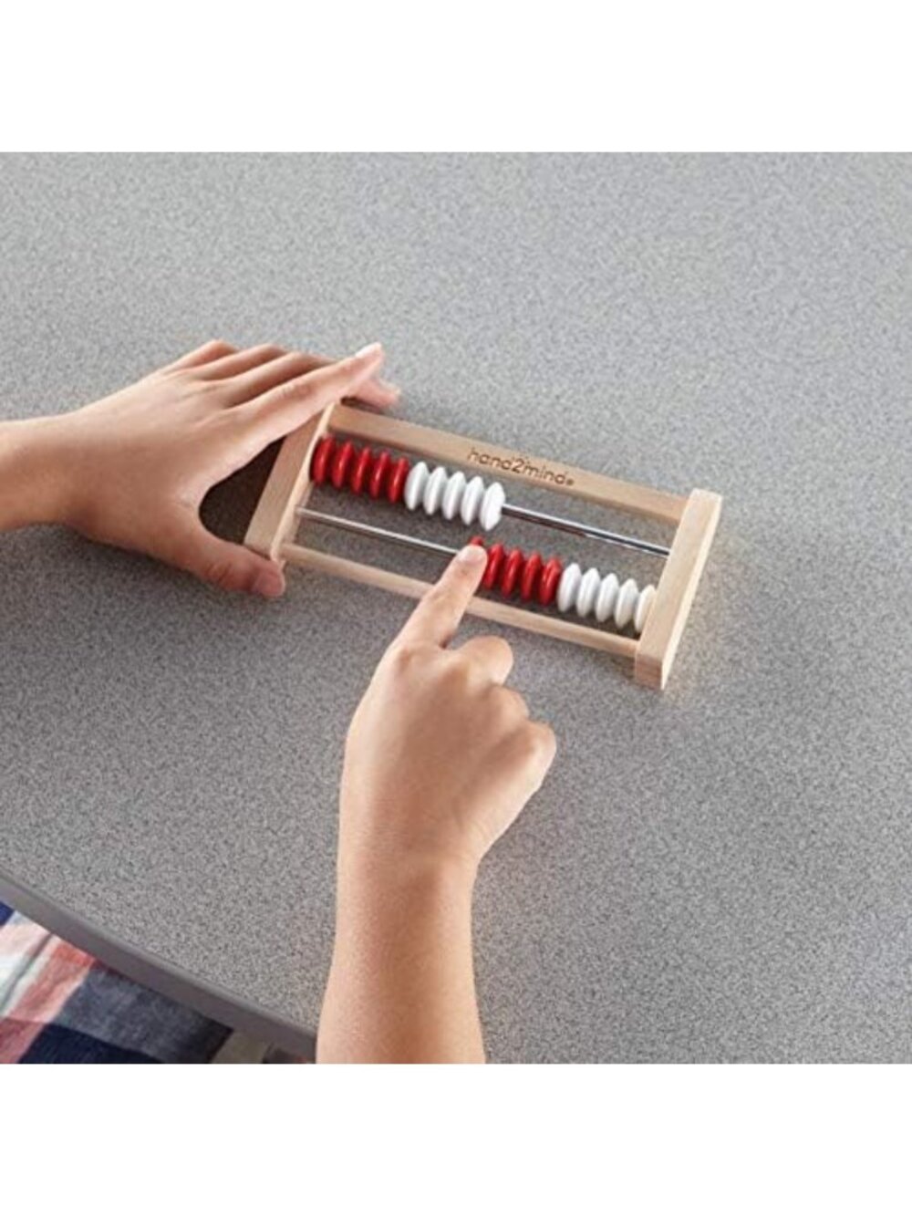 Mini Wooden Rekenrek Set - 20 Bead Number Rack, Math Counters & Educational Toys - Picture 5 of 6